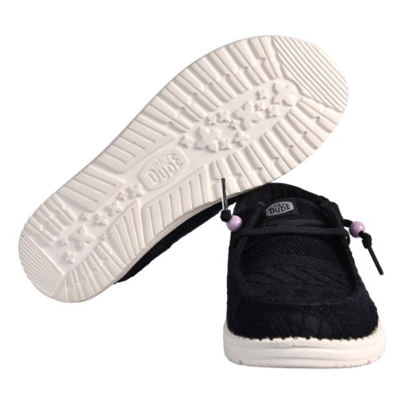MOCASSINO WENDY CROCHET LACE HEY DUDE HD.43112 001
