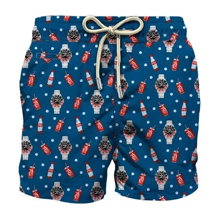 LIGHTING SWIMSHORT WATCH RED COLA 61 MC2 SAINT BARTH LIG0003 01104H