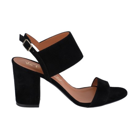 SANDALO DOPPIA FASCIA VIA ROMA 15 3284 NERO