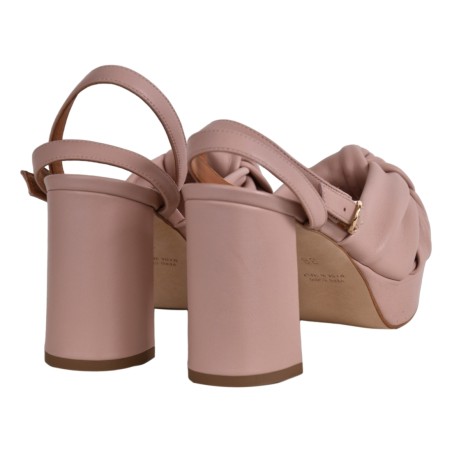 SANDALO NODO PLATEAU VIA ROMA 15 3750 BLUSH