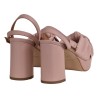 SANDALO NODO PLATEAU VIA ROMA 15 3750 BLUSH