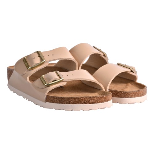 CIABATTA ARIZONA BIRKO FLOR PATENT BIRKENSTOCK 1013070 SAND