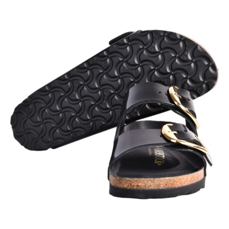 CIABATTA ARIZONA BIG BUCKLE SHINE BIRKENSTOCK 1021476 BLACK