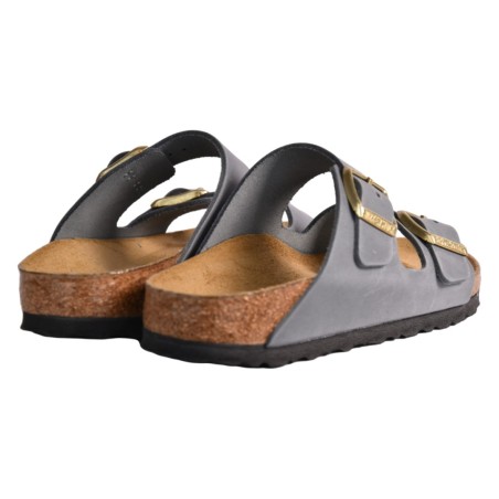 CIABATTA ARIZONA OILED LEATHER BIRKENSTOCK 1029253 GRAY