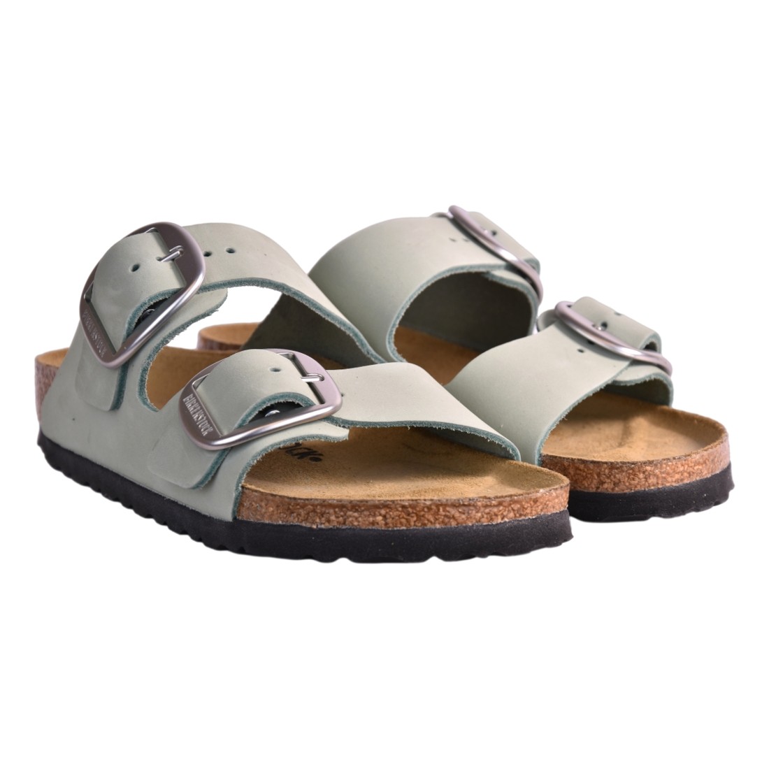 CIABATTA ARIZONA BIG BUCKLE NUBUCK BIRKENSTOCK 1029311 SAGE