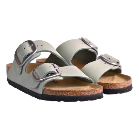 CIABATTA ARIZONA BIG BUCKLE NUBUCK BIRKENSTOCK 1029311 SAGE