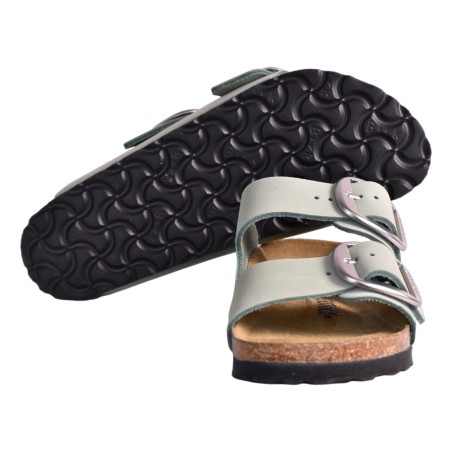CIABATTA ARIZONA BIG BUCKLE NUBUCK BIRKENSTOCK 1029311 SAGE