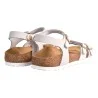 SANDALO KUMBA NUBUCK LEATH BIRKENSTOCK 1029417 WHITE