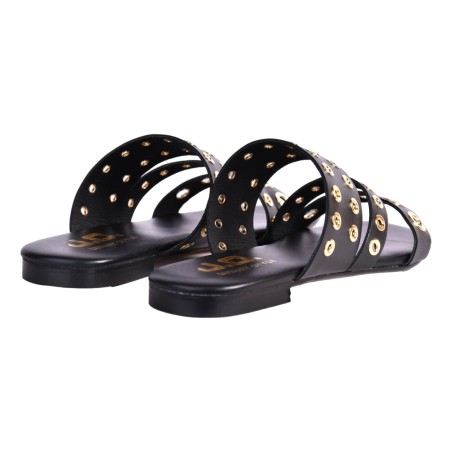 CIABATTA FORI ORO J.O.LUXURY STYLE 8067 NERO