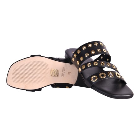 CIABATTA FORI ORO J.O.LUXURY STYLE 8067 NERO