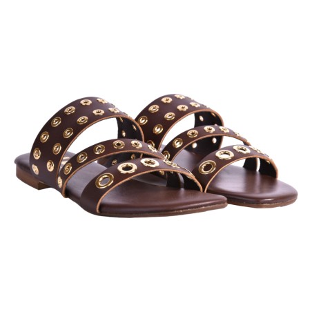CIABATTA FORI ORO J.O.LUXURY STYLE 8067 T.MORO
