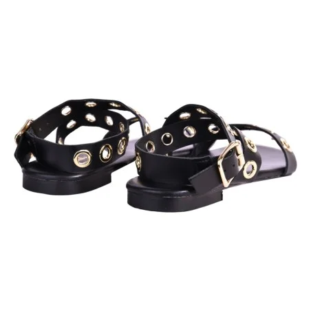 SANDALO FORI ORO J.O.LUXURY STYLE 8096 NERO