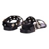 SANDALO FORI ORO J.O.LUXURY STYLE 8096 NERO
