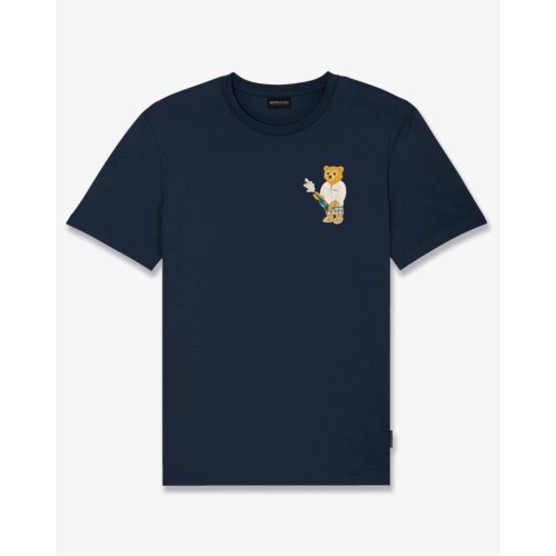 T-SHIRT FILOU 114 EMBROIDERED BARON FILOU FIL114TSEM NAVY