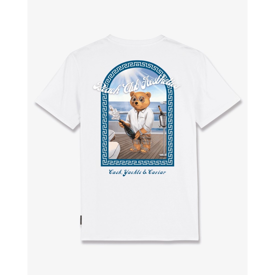T-SHIRT FILOU 114 BACKPRINT BARON FILOU FIL114TSGR WHITE