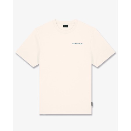 T-SHIRT FILOU 114 BACKPRINT ST.TROPEZ BARON FILOU FIL114TSTR PEARL