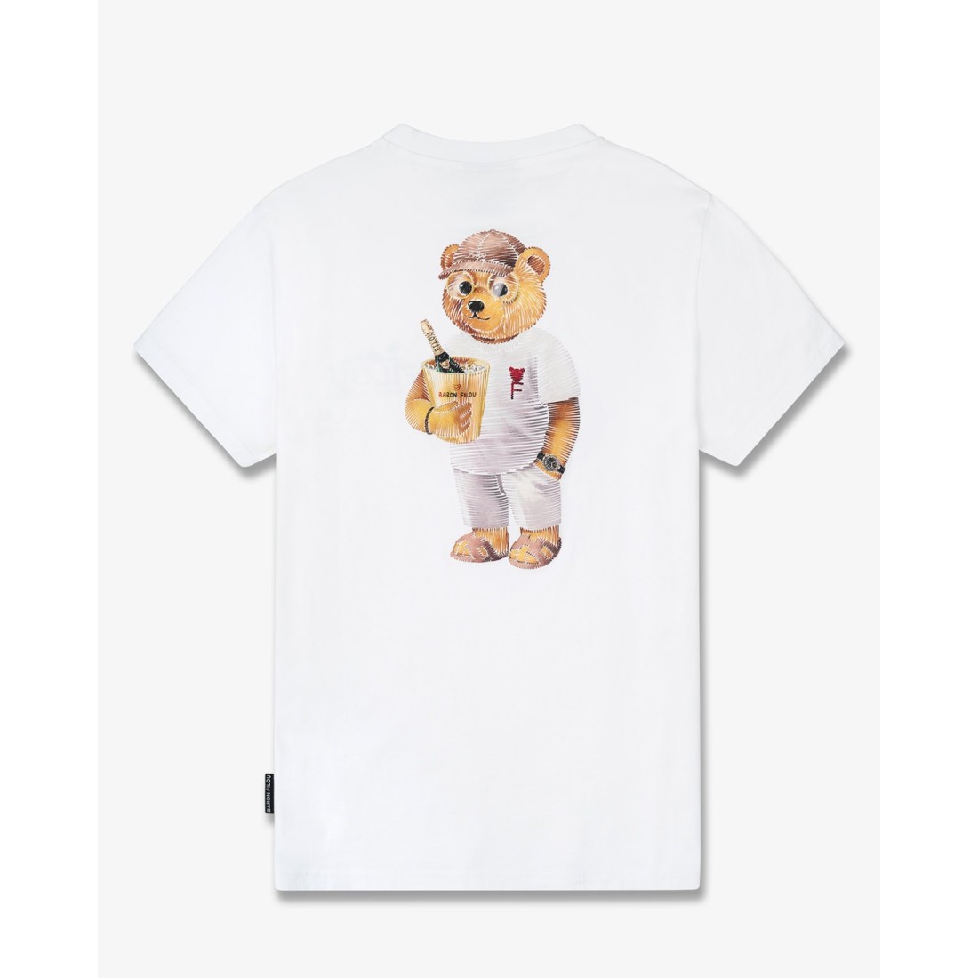 T-SHIRT FILOU 123 BACKPRINT BARON FILOU FIL123TSBO WHITE