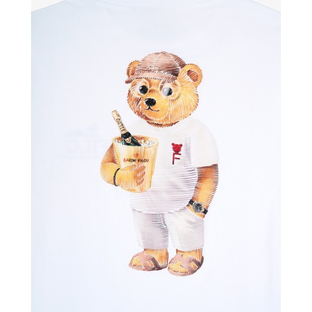 T-SHIRT FILOU 123 BACKPRINT BARON FILOU FIL123TSBO WHITE