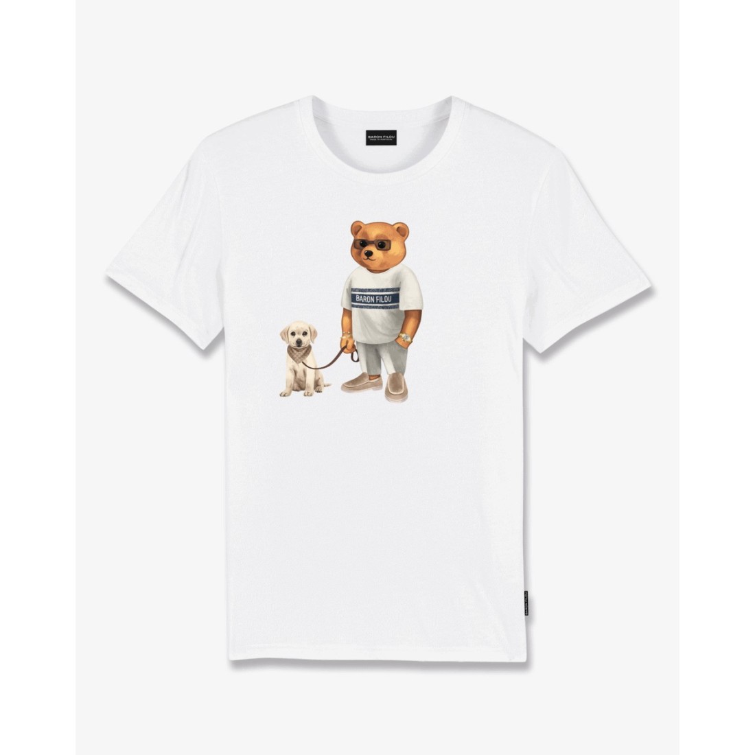 T-SHIRT FILOU 124 BARON FILOU FIL124TS WHITE