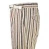 PANTALONE RIGHE WHITE SAND SU66355 145