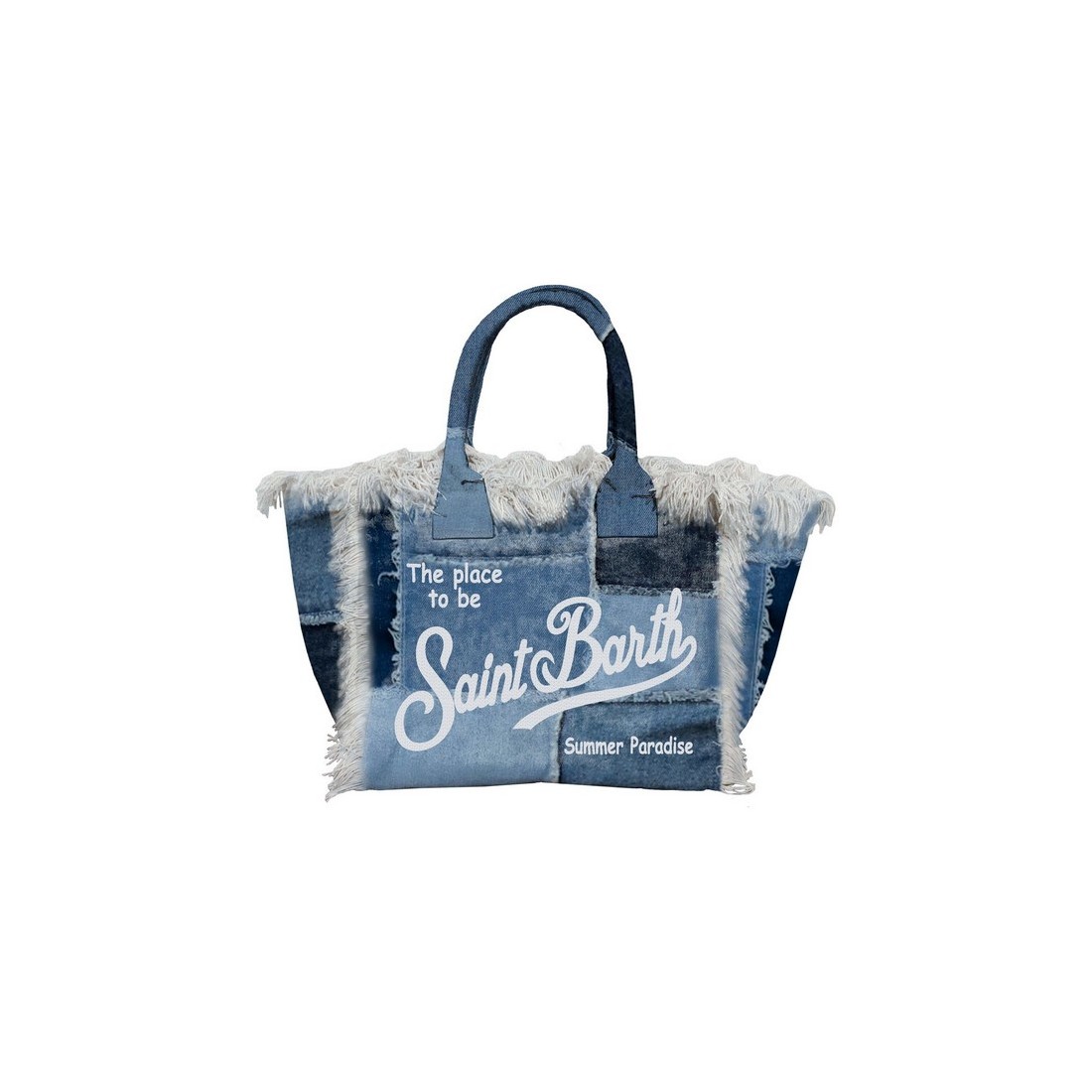 VANITY CANVAS DENIM PATCHWORK MC2 SAINT BARTH VANI001 04132H