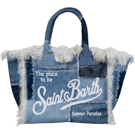 VANITY CANVAS DENIM PATCHWORK MC2 SAINT BARTH VANI001 04132H