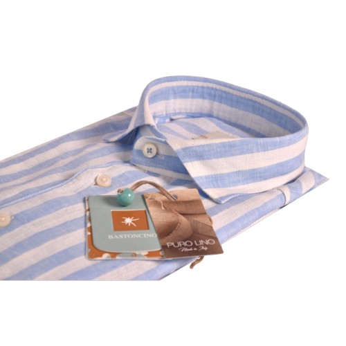 CAMICIA IN LINO BASTONCINO B4218.166 01