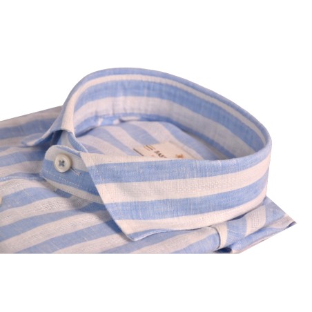 CAMICIA IN LINO BASTONCINO B4218.166 01