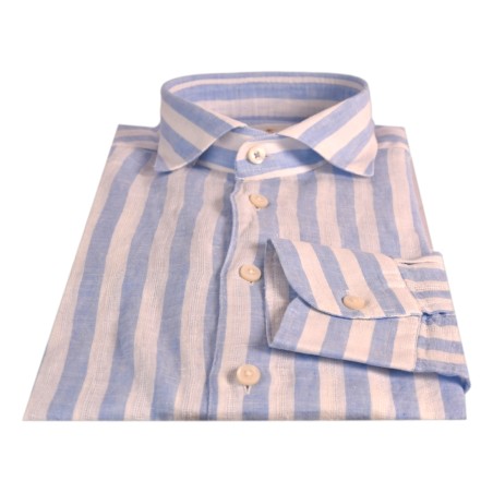 CAMICIA IN LINO BASTONCINO B4218.166 01