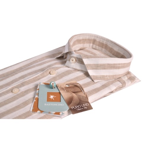 CAMICIA IN LINO BASTONCINO B4218.166 05