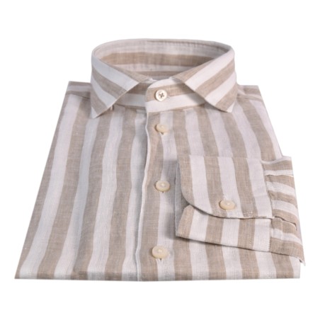 CAMICIA IN LINO BASTONCINO B4218.166 05