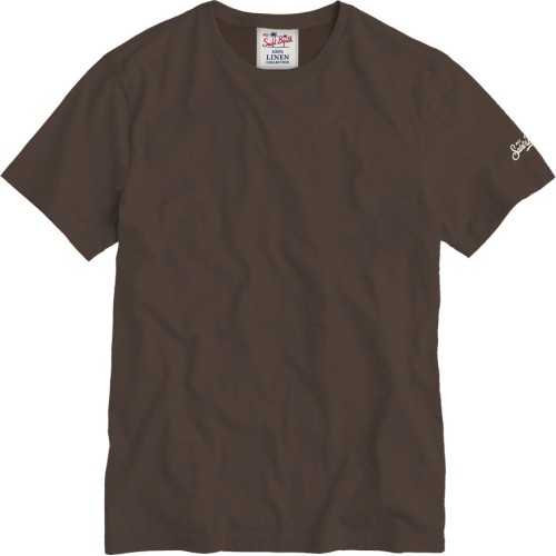 ECSTASEA LINEN T-SHIRT18 MC2 SAINT BARTH ECS0003 00132H