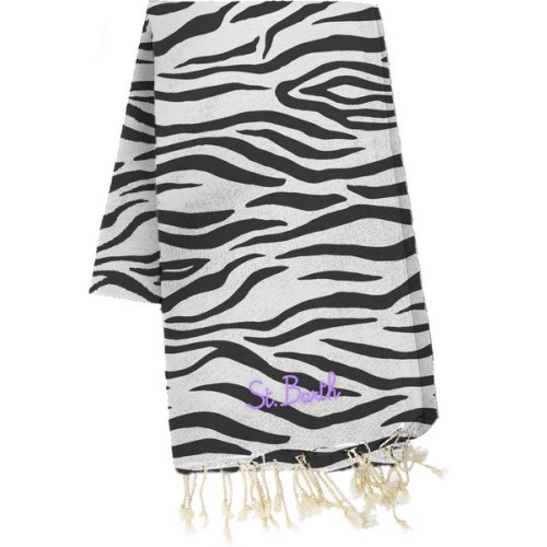 FOUTAS JACQUARD ZEBRA SKIN 01 MC2 SAINT BARTH FOUT009 01496H