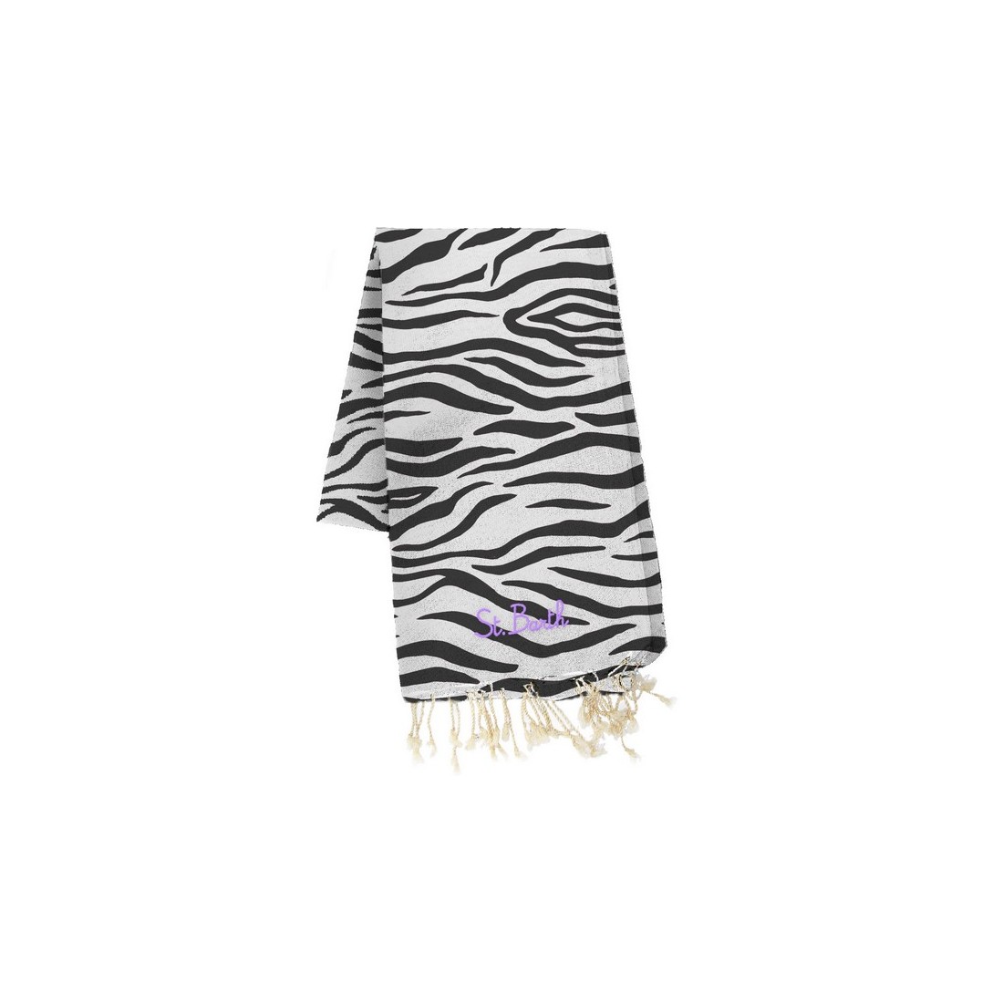 FOUTAS JACQUARD ZEBRA SKIN 01 MC2 SAINT BARTH FOUT009 01496H