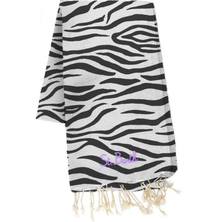 FOUTAS JACQUARD ZEBRA SKIN 01 MC2 SAINT BARTH FOUT009 01496H