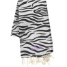 FOUTAS JACQUARD ZEBRA SKIN 01 MC2 SAINT BARTH FOUT009 01496H