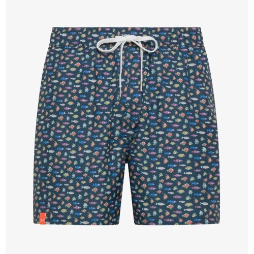 SWIM PANT SMALL PATTERN SUN68 H35111 0701