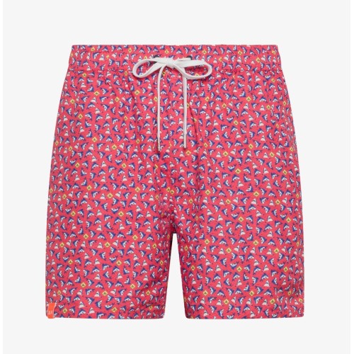 SWIM PANT SMALL PATTERN SUN68 H35111 1058