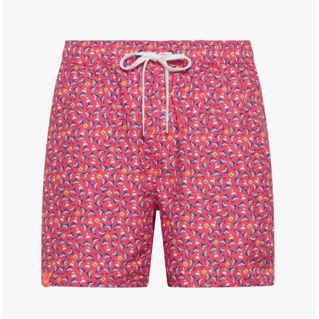 SWIM PANT SMALL PATTERN SUN68 H35111 1058