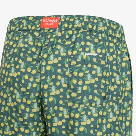 SWIM PANT SMALL PATTERN SUN68 H35111 3732