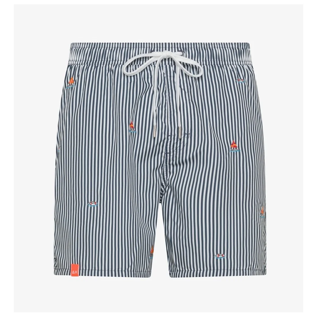 SWIM PANT SMALL EMBROIDERY SUN68 H35112 0701