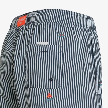 SWIM PANT SMALL EMBROIDERY SUN68 H35112 0701