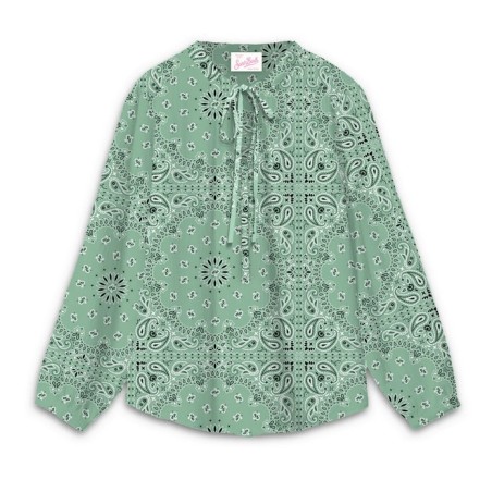 HARPER BLOUSE BANDANNA ROUND 53 MC2 SAINT BARTH HRP001 01144H