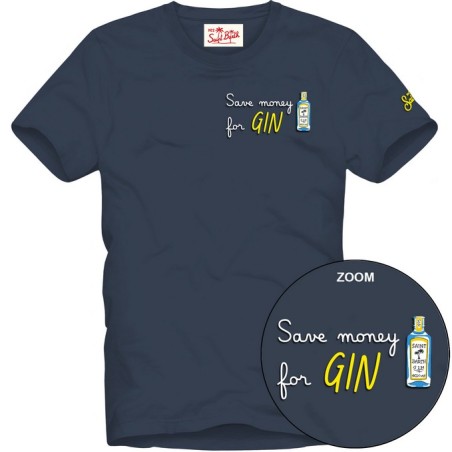 PORTOFINO T-SHIRT SAVE MONEY GIN MC2 SAINT BARTH POT0001 05285H