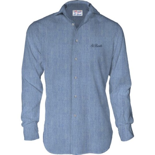 AGNES SHIRT CHAMBRAY DENIM MC2 SAINT BARTH AGN0001 00317H