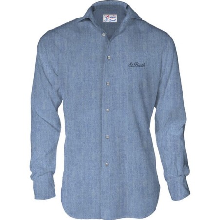 AGNES SHIRT CHAMBRAY DENIM MC2 SAINT BARTH AGN0001 00317H