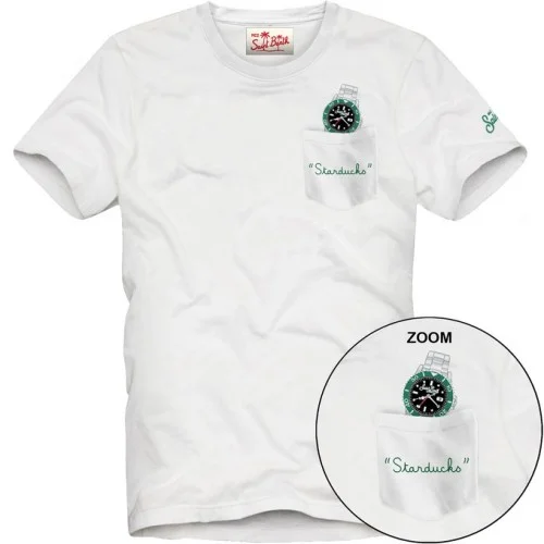 AUSTIN T-SHIRT STAR WATCH 01N MC2 SAINT BARTH AUS0001 02527H