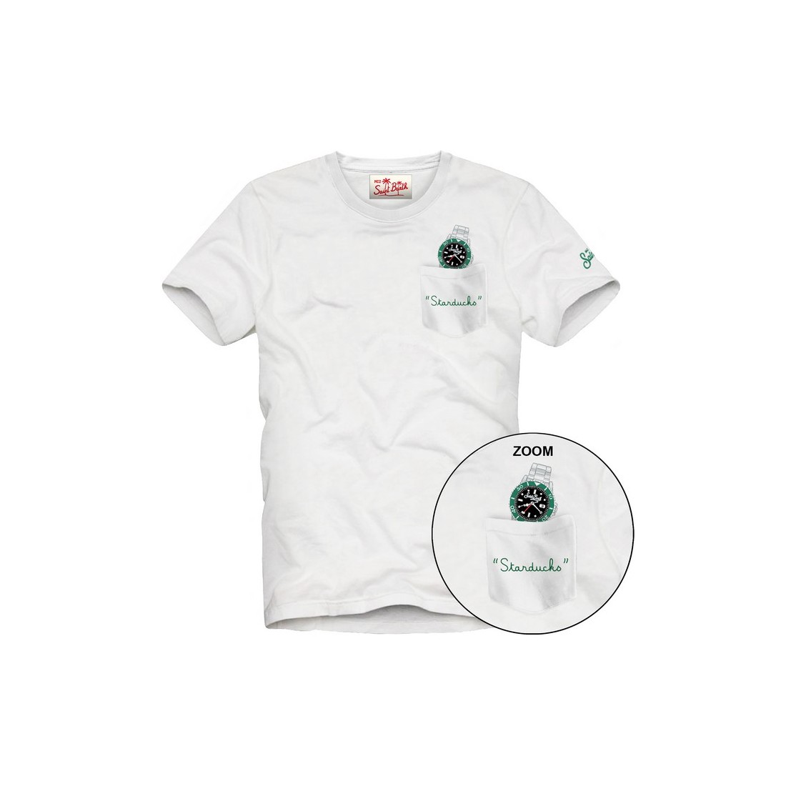 AUSTIN T-SHIRT STAR WATCH 01N MC2 SAINT BARTH AUS0001 02527H