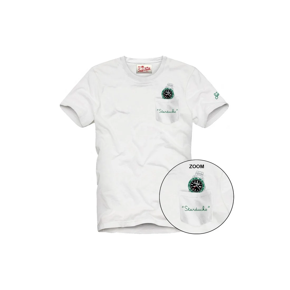 AUSTIN T-SHIRT STAR WATCH 01N MC2 SAINT BARTH AUS0001 02527H