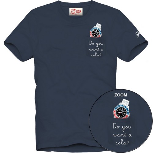 AUSTIN T-SHIRT STAR WANT A WATCH MC2 SAINT BARTH AUS0001 02529H